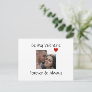 Postale Carte de la Saint-Valentin romantique Ajoutez votr