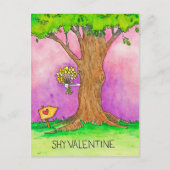 Postale Carte de la Saint-Valentin timide par Nicole Janes (Devant)