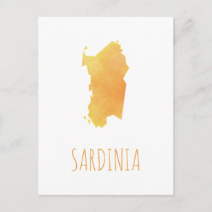 Postale Carte de la Sardaigne