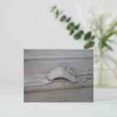 Postale Carte de la statue de Hamilton (Debout devant)