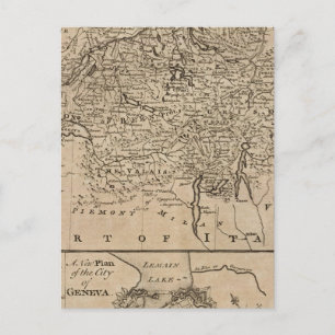 Postale Carte de la Suisse
