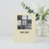 Postale Carte de la table n° 8 (Debout devant)