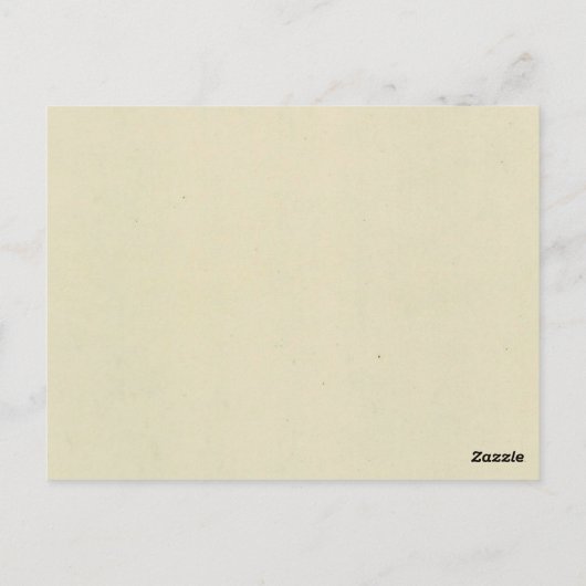 Postale Carte de la table n° 8 (Dos)