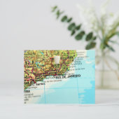 Postale Carte de la ville brésilienne de Rio de Janeiro (Debout devant)