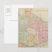 Postale Carte de la ville d'Albert Lea, Minnesota (Devant / Derrière)