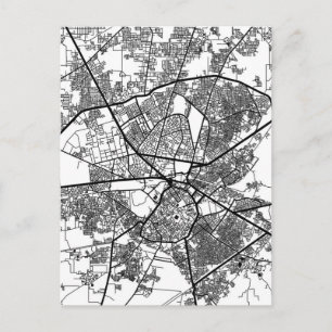 Postale Carte de la ville d'Amritsar au Pendjab