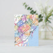 Postale Carte de la ville de Barcelone (Debout devant)