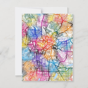 Postale Carte de la ville de Bengaluru Karnataka