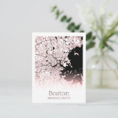 Postale Carte de la ville de Boston (Debout devant)