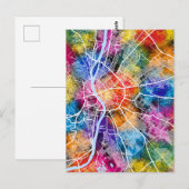 Postale Carte de la ville de Budapest Hongrie (Devant / Derrière)