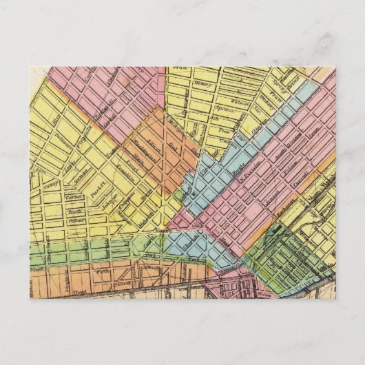 Postale Carte de la ville de Buffalo (Devant)