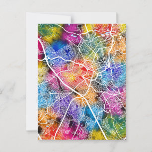 Postale Carte de la ville de Campinas Brésil