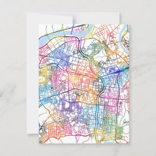 Postale Carte de la ville de Daegu Corée du Sud
