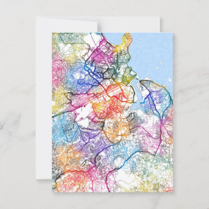 Postale Carte de la ville de Dar es Salaam Tanzanie