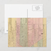 Postale Carte de la ville de Detroit (Devant / Derrière)