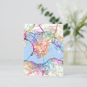 Postale Carte de la ville de Hong Kong (Debout devant)