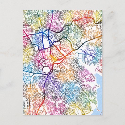 Postale Carte de la ville de Kampala Ouganda (Devant)