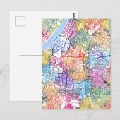 Postale Carte de la ville de Kolkata West Bengale (Devant / Derrière)