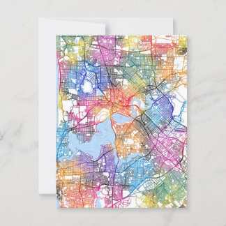 Postale Carte de la ville de Perth Australie