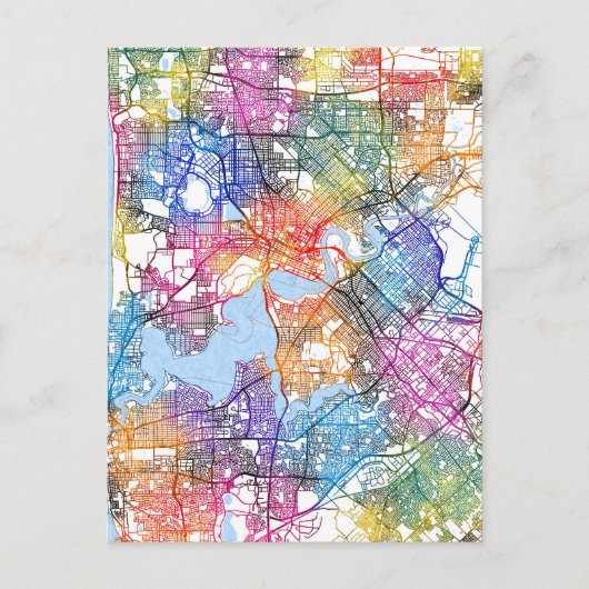 Postale Carte de la ville de Perth Australie (Devant)