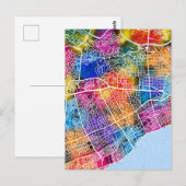 Postale Carte de la ville de Saint-Domingue (Devant / Derrière)