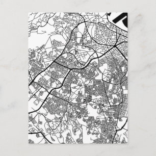 Postale Carte de la ville de Tanger Maroc