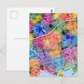Postale Carte de la ville de Toronto (Devant / Derrière)