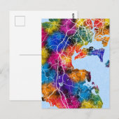 Postale Carte de la ville de Zhanjiang (Devant / Derrière)