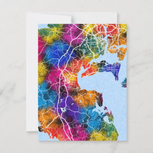 Postale Carte de la ville de Zhanjiang