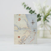 Postale Carte de la Virginie de Raleigh (Debout devant)