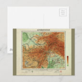 Postale Carte de l'Afghanistan (1912) (Devant / Derrière)