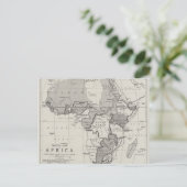 Postale Carte de l'Afrique (Debout devant)