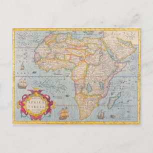 Postale Carte de l'Afrique 4