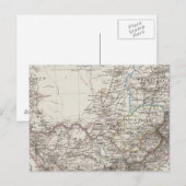 Postale Carte de l'Afrique du Sud (Devant / Derrière)