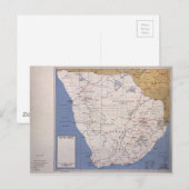 Postale Carte de l'Afrique du Sud (décembre 1961) (Devant / Derrière)