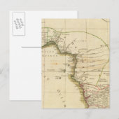 Postale Carte de l'Afrique occidentale (Devant / Derrière)