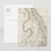 Postale Carte de l'Afrique orientale (Devant / Derrière)