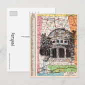 Postale Carte de l'Alabama (Devant / Derrière)