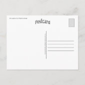 Postale Carte de l'Alabama (Dos)