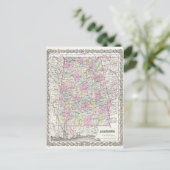 Postale Carte de l'Alabama (Debout devant)