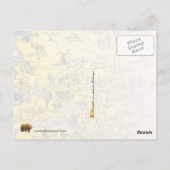 Postale Carte de l'Alaska (Dos)