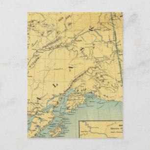 Postale Carte De L'Alaska