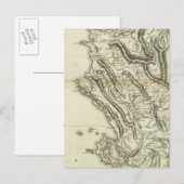 Postale Carte de l'Albanie (Devant / Derrière)