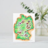 Postale Carte de l'Allemagne (Debout devant)