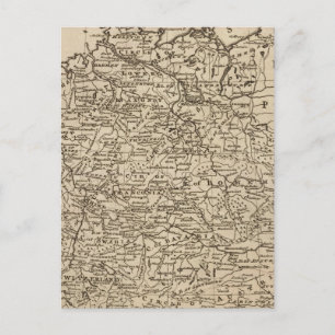 Postale Carte de l'Allemagne