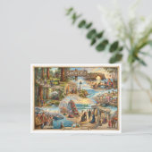 Postale Carte de l'ambiance de Santa Cruz – Impression d'a (Debout devant)