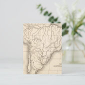 Postale Carte de l'Amérique du Sud (Debout devant)
