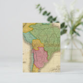 Postale Carte de l'Amérique du Sud 4 (Debout devant)