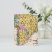 Postale Carte de l'Amérique du Sud 5 (Debout devant)