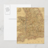 Postale Carte de l'anglais antique (Devant / Derrière)